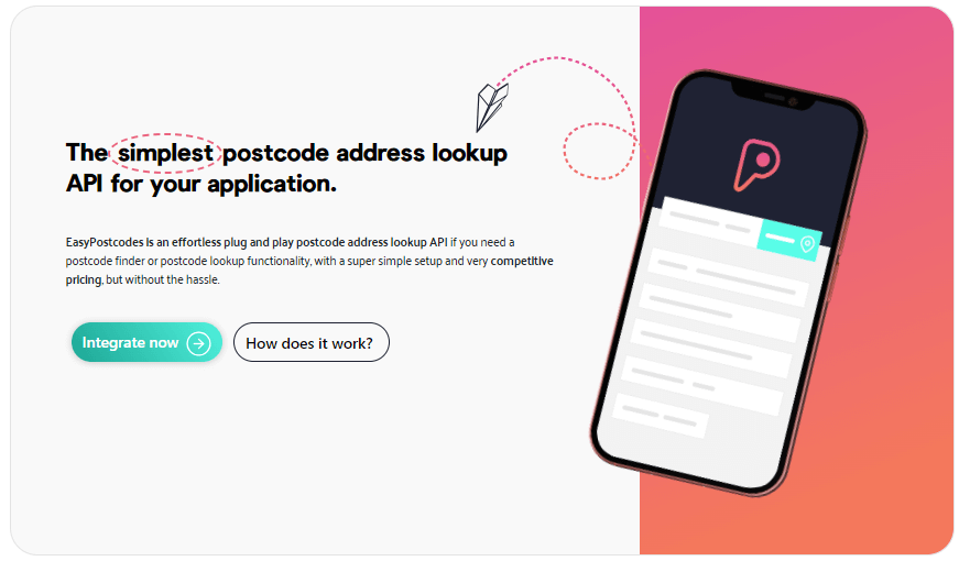 UK Postcode Finder API image.